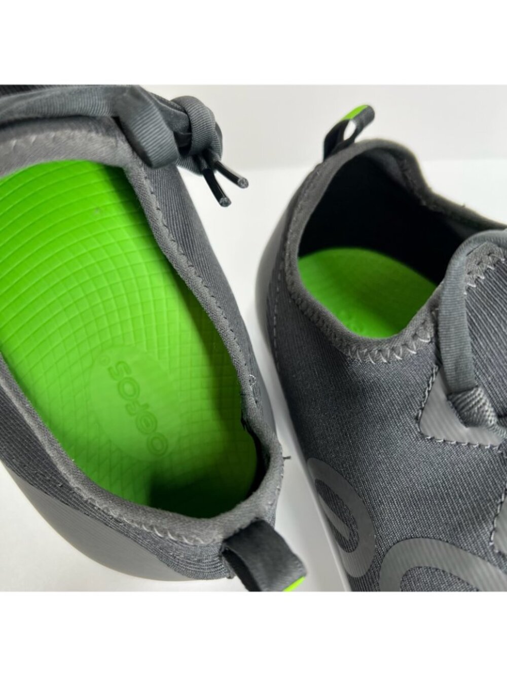 Oofos OOmg Sport LS Recovery Shoes Mens 11 Low Top Lace Up Breathable Slate Gray - Picture 12 of 13